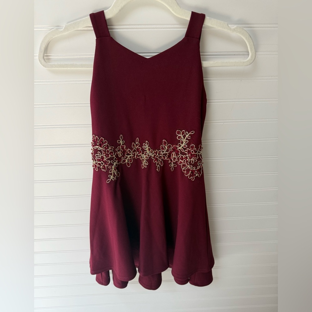 Xhilaration Burgundy Dress